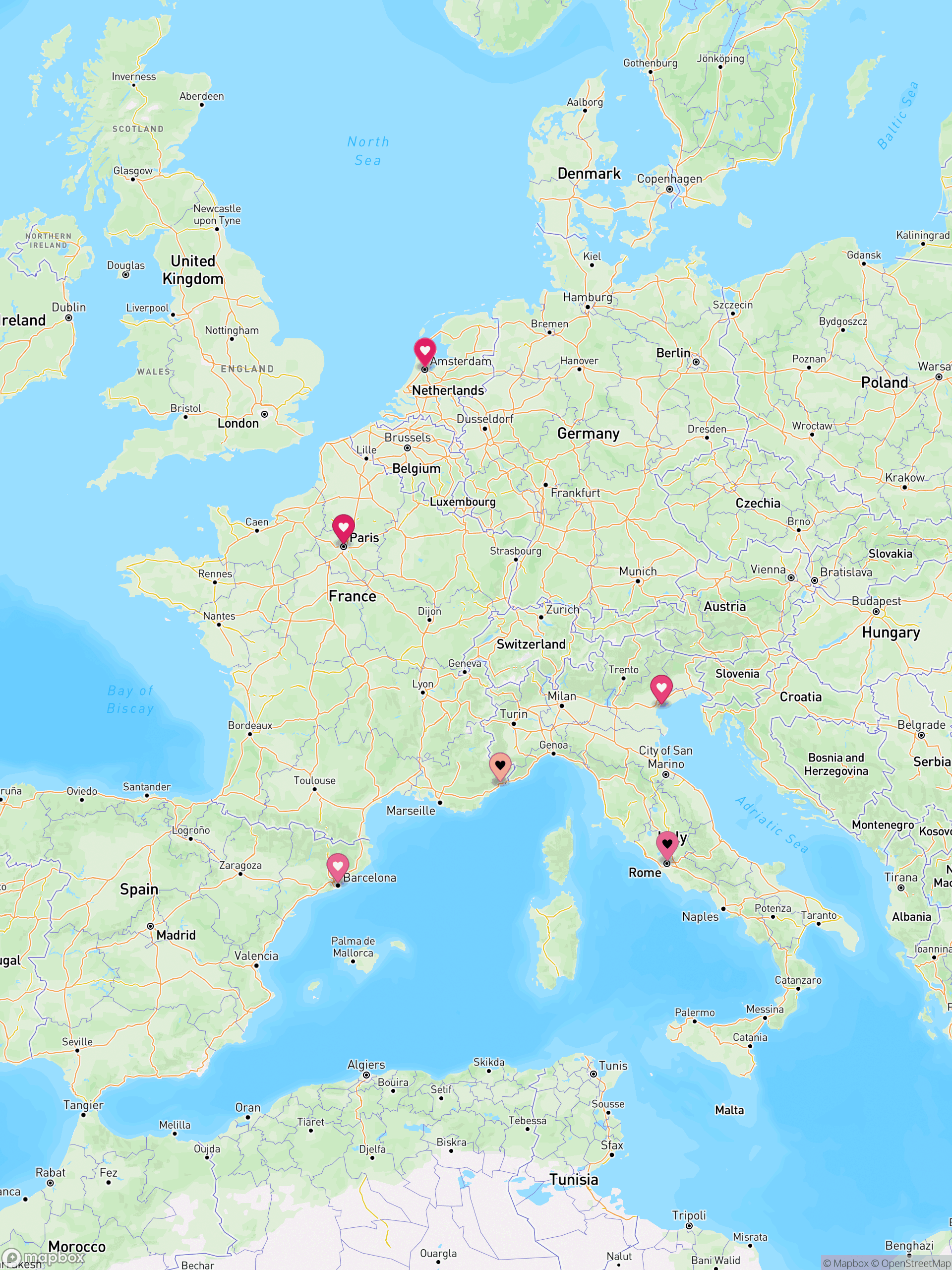 Summer backpacking through Europe